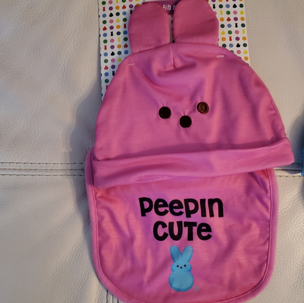 Peeps Baby Hat & Bib